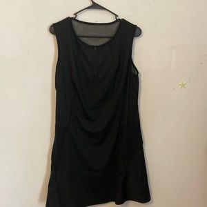 XL Jack Smith Dri fit material sleeveless black tennis dress with pockets
